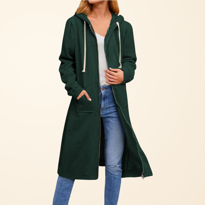 Matilda | Relaxed Zip-Up Longline Cardigan