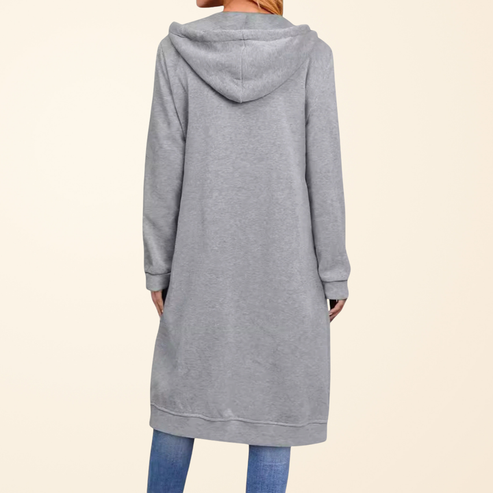 Matilda | Relaxed Zip-Up Longline Cardigan