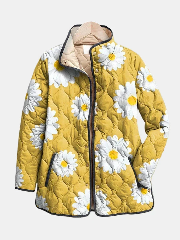 Dorothy | Quilted Jacket with Daisies