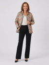 Hazel | Quilted Terracotta Damask Jacket