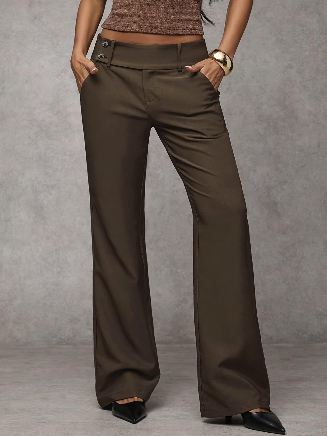 Duna™ | Modern Wide Leg Trousers