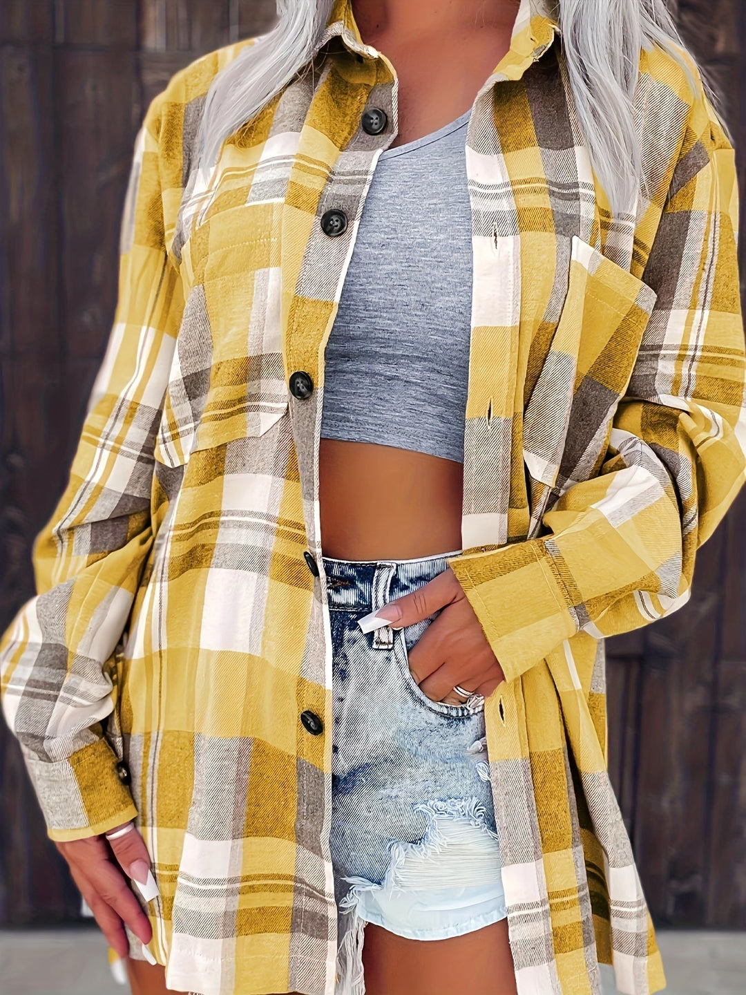 Imogen | Relaxed Checked Shirt