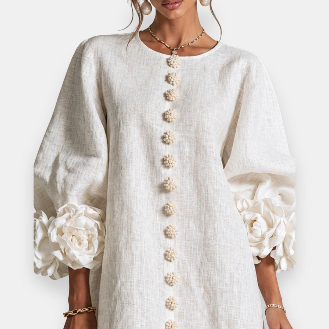 Marcelle | 3D Floral Dress