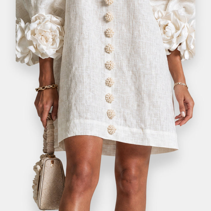 Marcelle | 3D Floral Dress