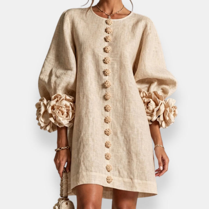 Marcelle | 3D Floral Dress