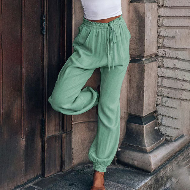 Kaeli – Elegant Trousers with Adjustable Waist