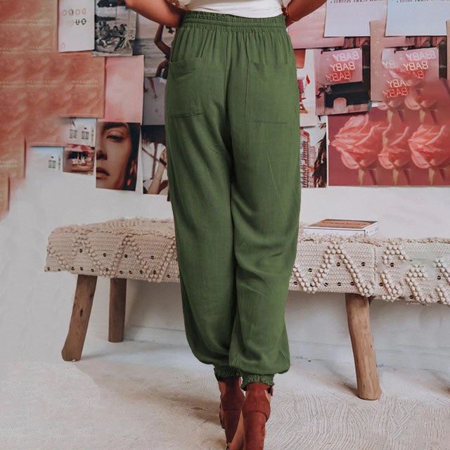 Kaeli – Elegant Trousers with Adjustable Waist