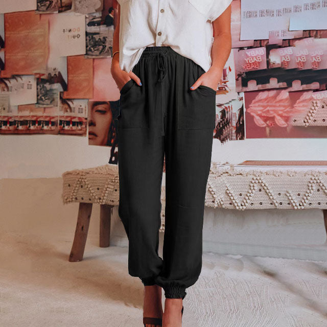 Kaeli – Elegant Trousers with Adjustable Waist