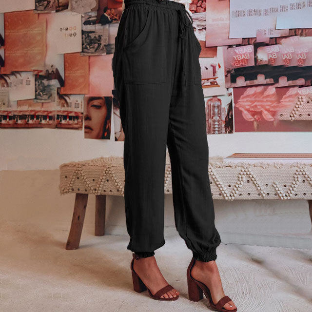 Kaeli – Elegant Trousers with Adjustable Waist