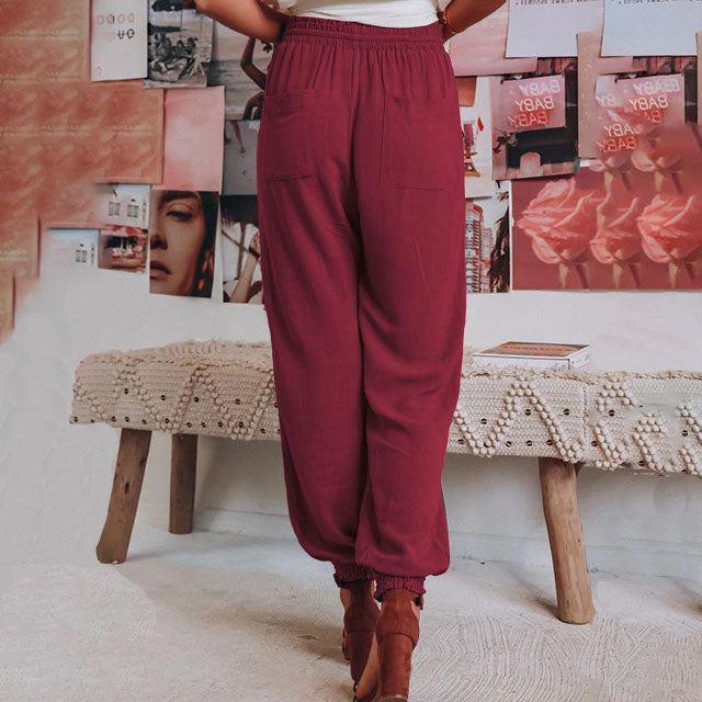 Kaeli – Elegant Trousers with Adjustable Waist