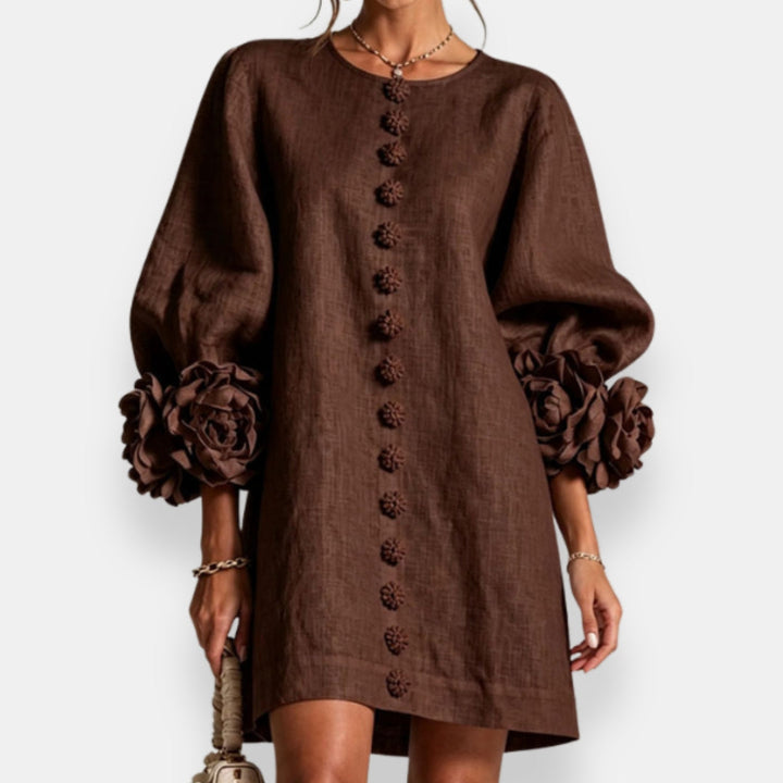Marcelle | 3D Floral Dress