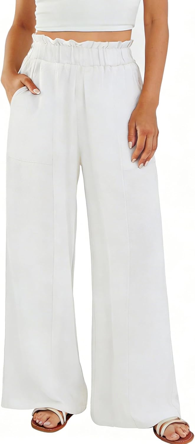 Linen Palazzo Trousers