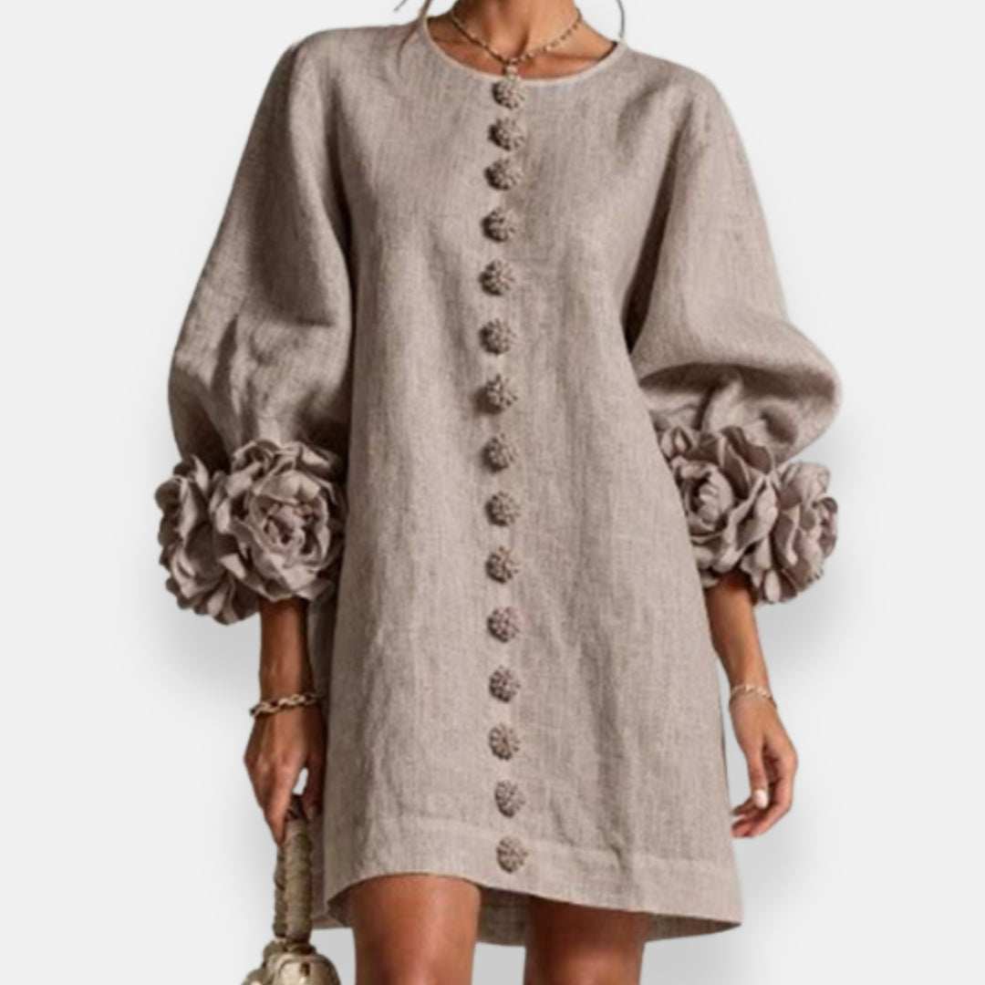 Marcelle | 3D Floral Dress