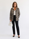 Edith | Quilted Jacket with Hand-Drawn Circles