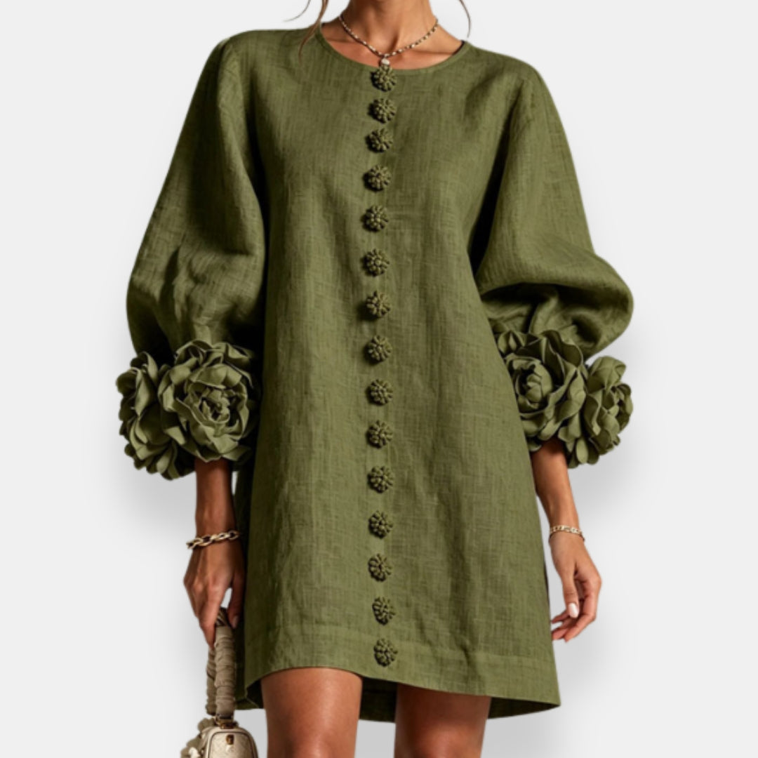 Marcelle | 3D Floral Dress