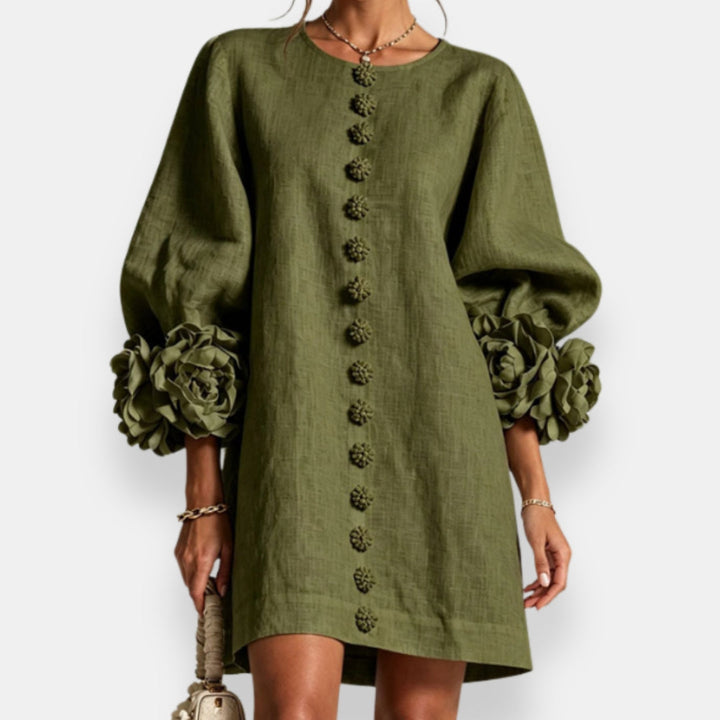 Marcelle | 3D Floral Dress
