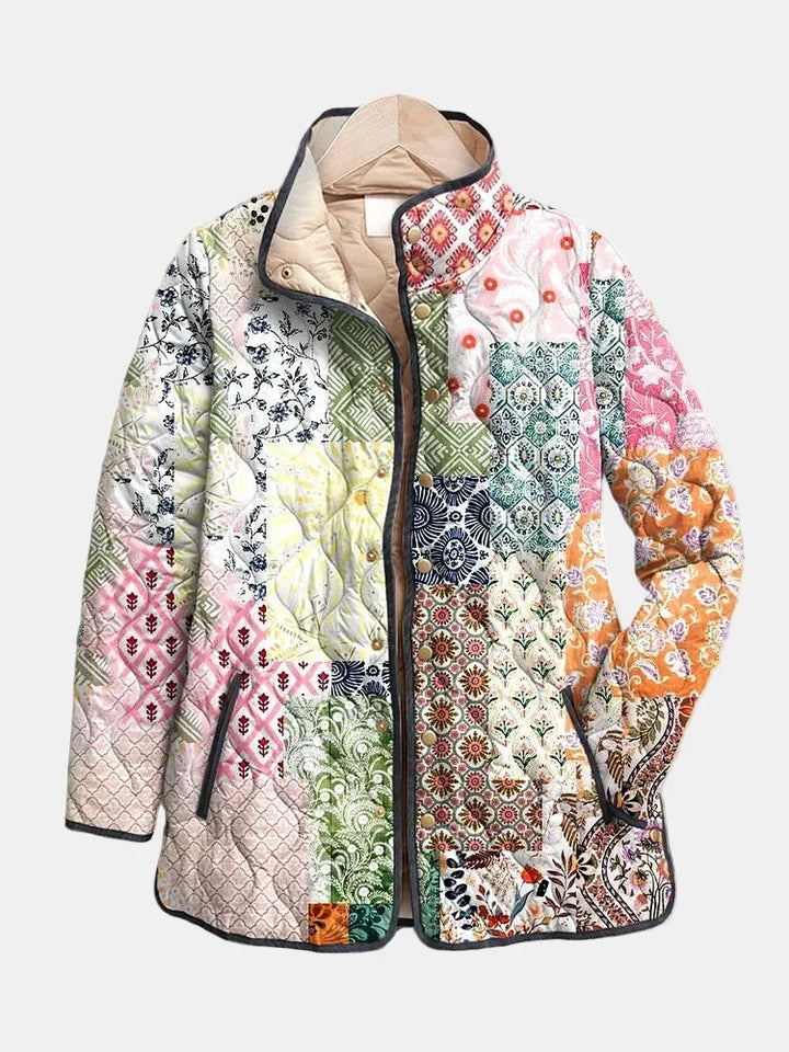 Marjorie | Quilted Patchwork Bohemian Jacket