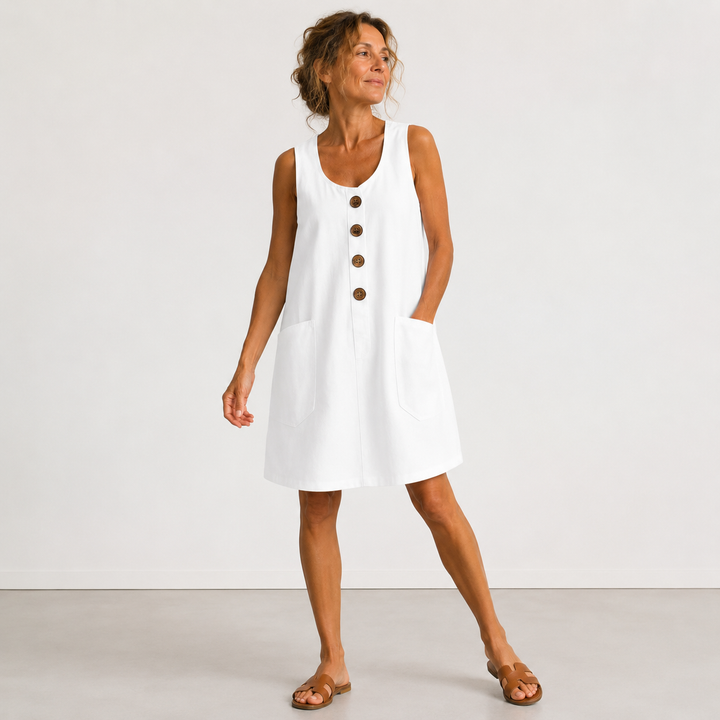 Maud | Cotton and Linen Dress