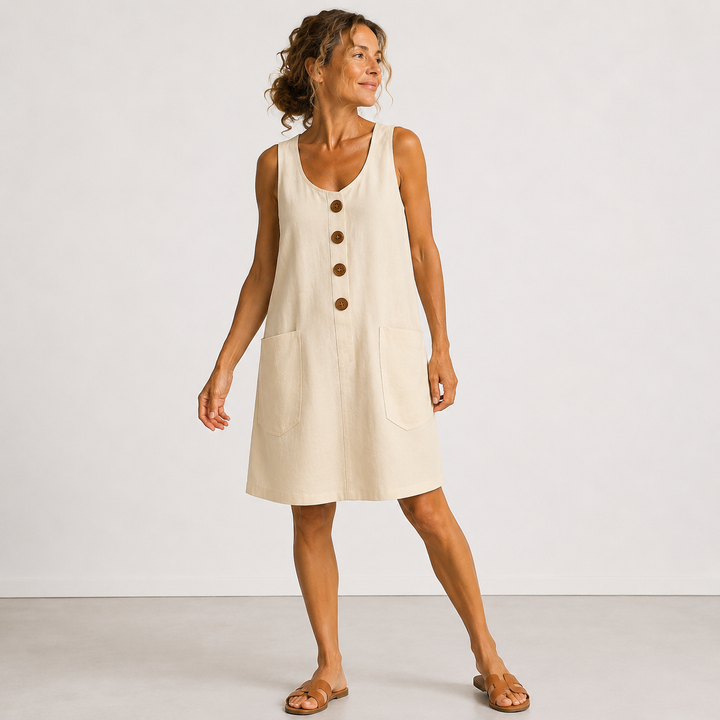 Maud | Cotton and Linen Dress