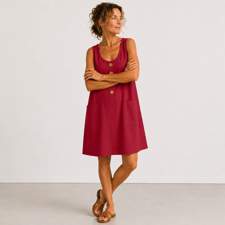 Maud | Cotton and Linen Dress