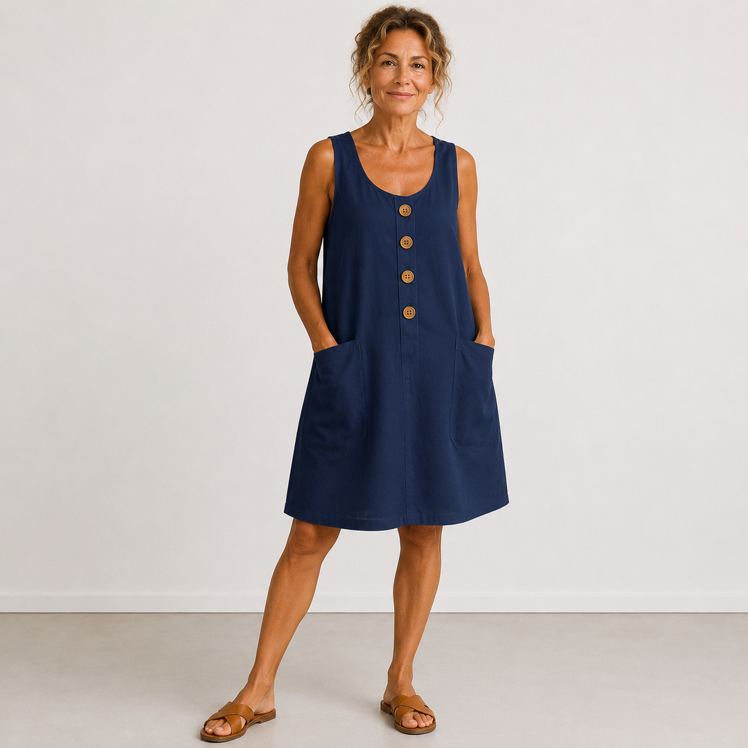 Maud | Cotton and Linen Dress