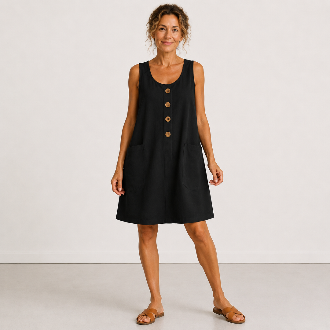 Maud | Cotton and Linen Dress