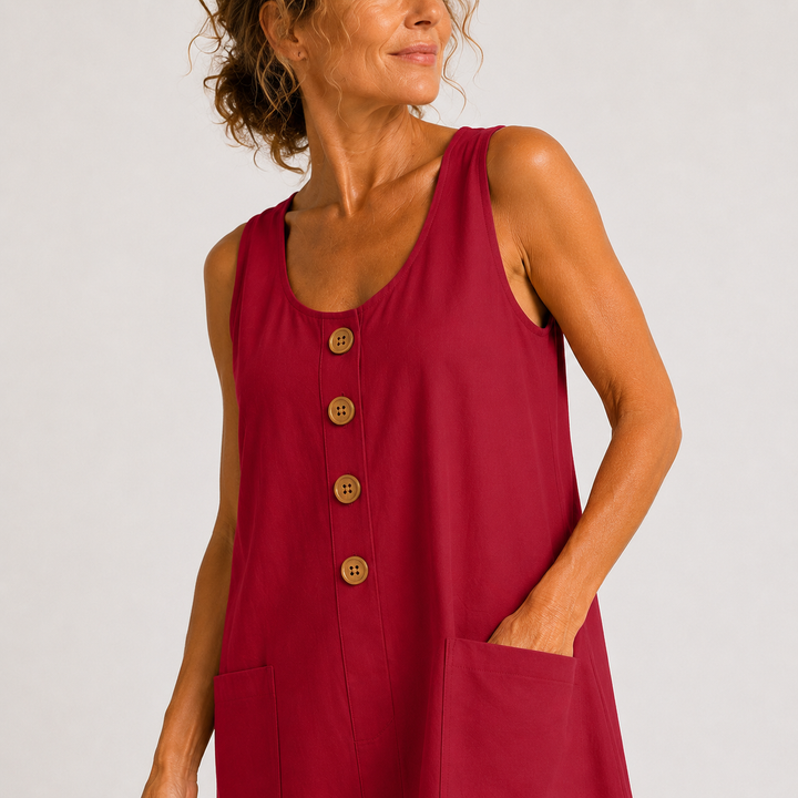 Maud | Cotton and Linen Dress
