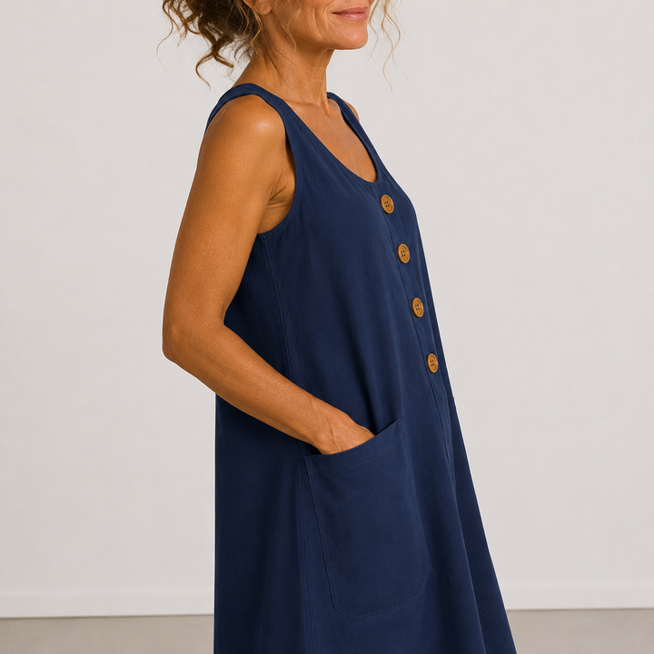Maud | Cotton and Linen Dress