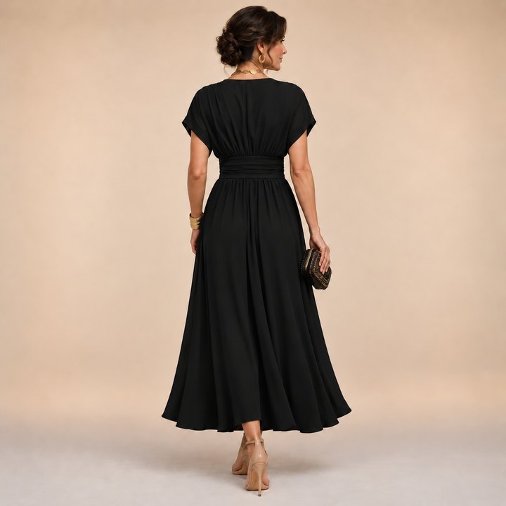 The Amelia Wrap Midi Dress