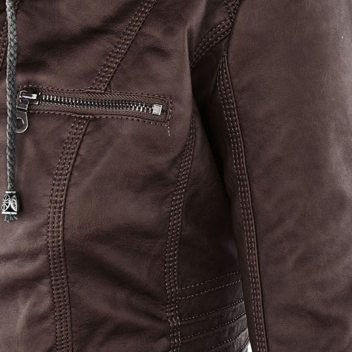 Monica | Robust and Elegant Leather Jacket