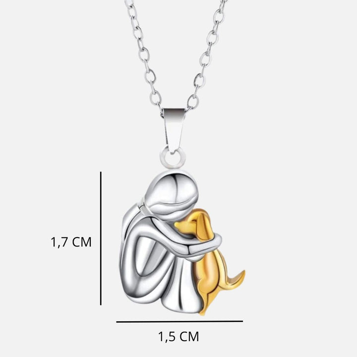 Lelin | Timeless Dog Love Pendant