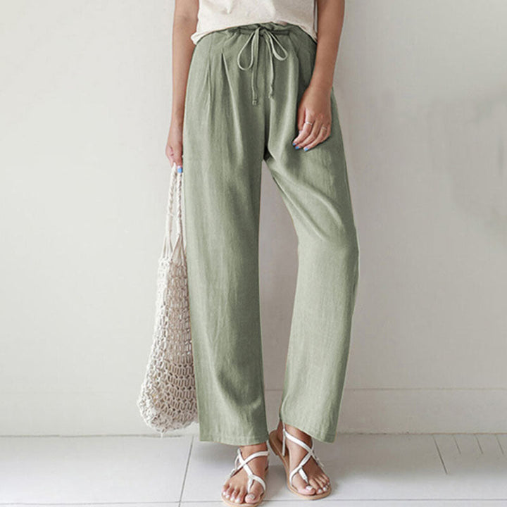 Vara - Relaxed Fit Trousers with Adjustable Waistband