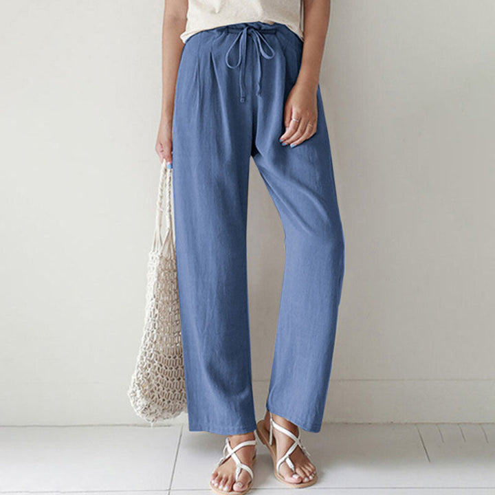 Vara - Relaxed Fit Trousers with Adjustable Waistband