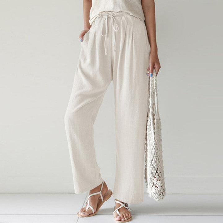 Vara - Relaxed Fit Trousers with Adjustable Waistband