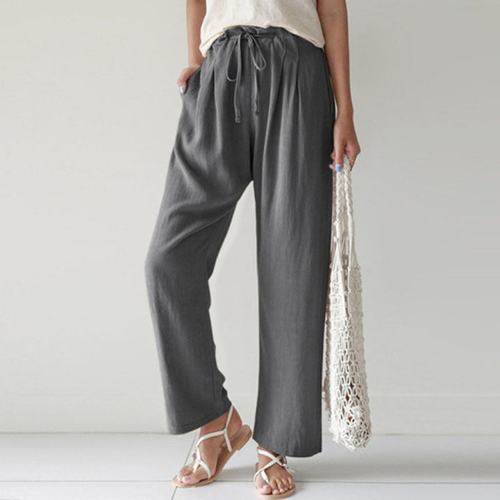 Vara - Relaxed Fit Trousers with Adjustable Waistband