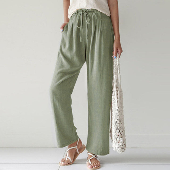 Vara - Relaxed Fit Trousers with Adjustable Waistband