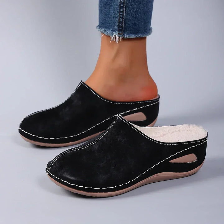 Freya | Warm Faux-Fur Lined Slippers