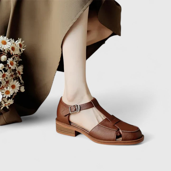 Florence | Closed-Toe Woven Sandals