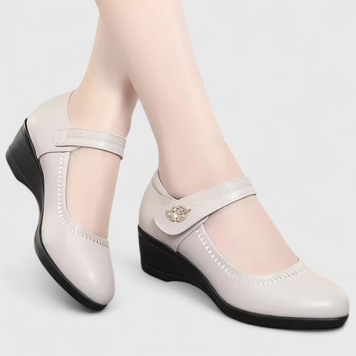 Harriet | Comfort Wedge Mary Janes