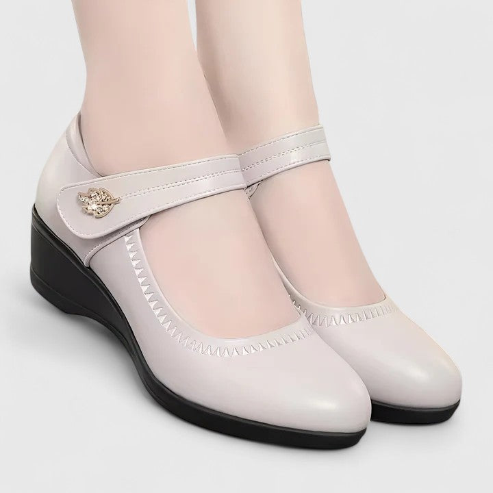 Harriet | Comfort Wedge Mary Janes