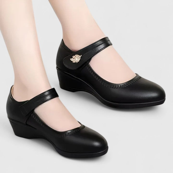 Harriet | Comfort Wedge Mary Janes