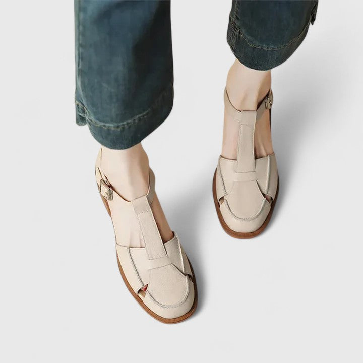 Florence | Closed-Toe Woven Sandals
