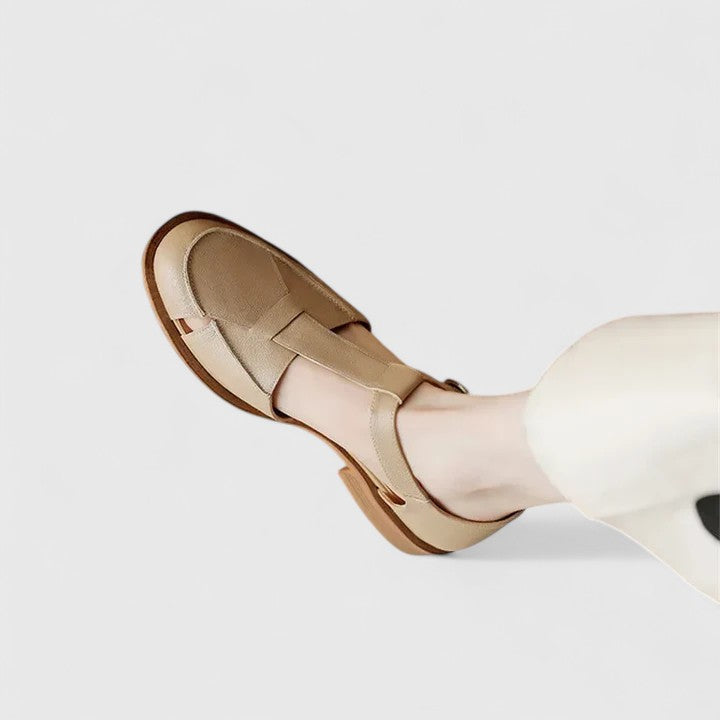 Florence | Closed-Toe Woven Sandals