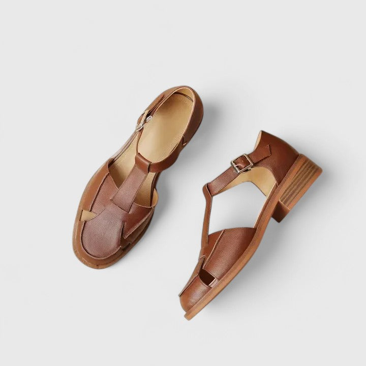 Florence | Closed-Toe Woven Sandals
