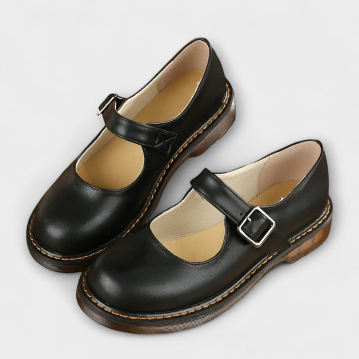 Annabel | Contrast Stitch Mary Janes