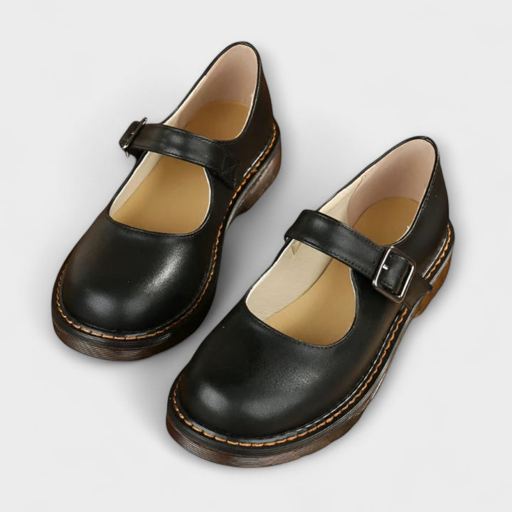 Annabel | Contrast Stitch Mary Janes
