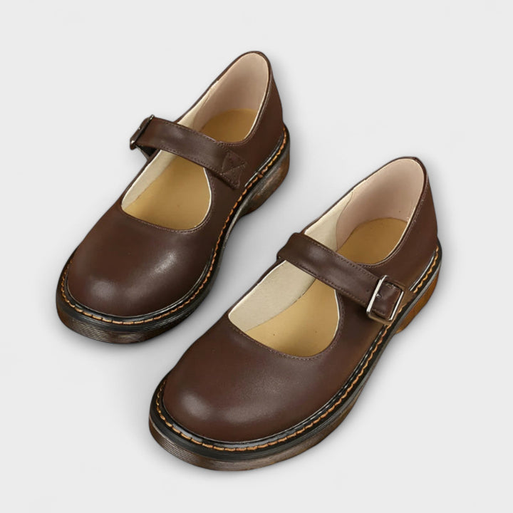 Annabel | Contrast Stitch Mary Janes