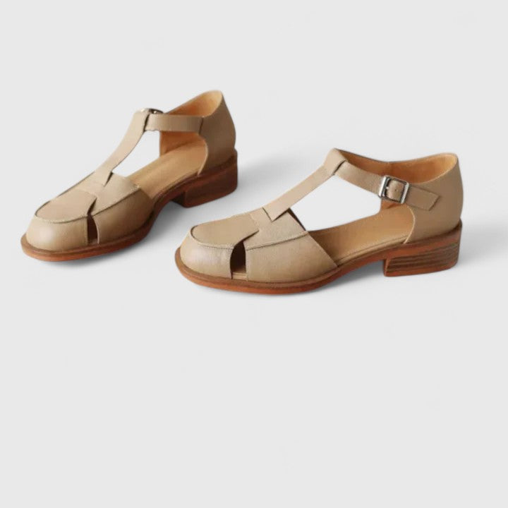 Florence | Closed-Toe Woven Sandals