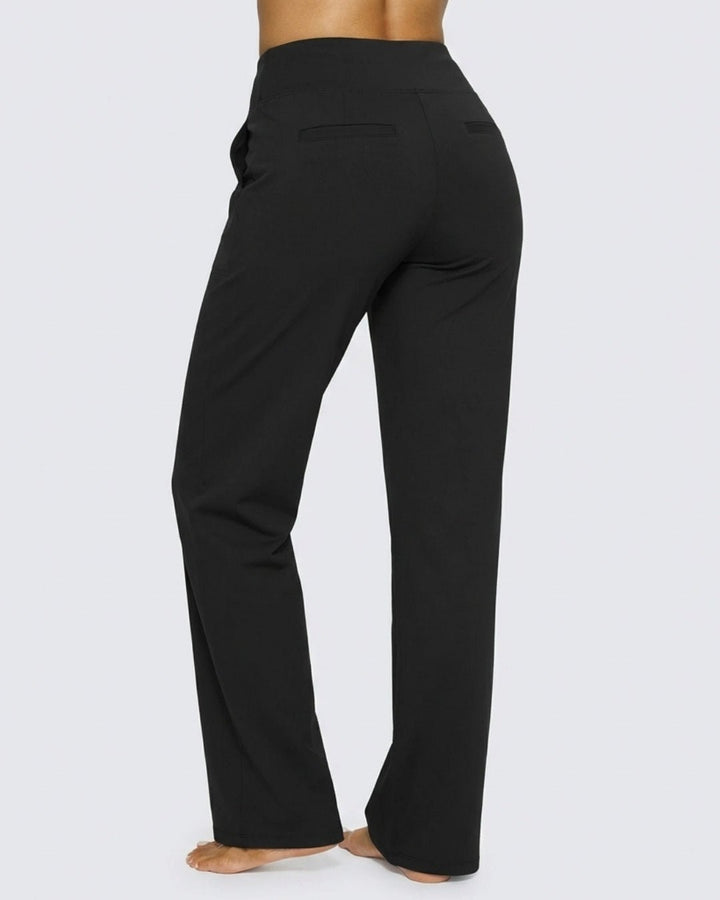 Casual Flex Black Trousers