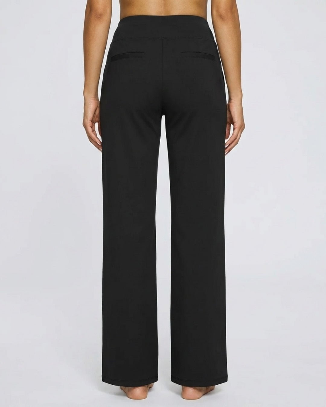 Casual Flex Black Trousers